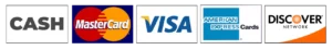 Accepted Payment Types: Cash, Visa, Mastercard, American Express, Discover
